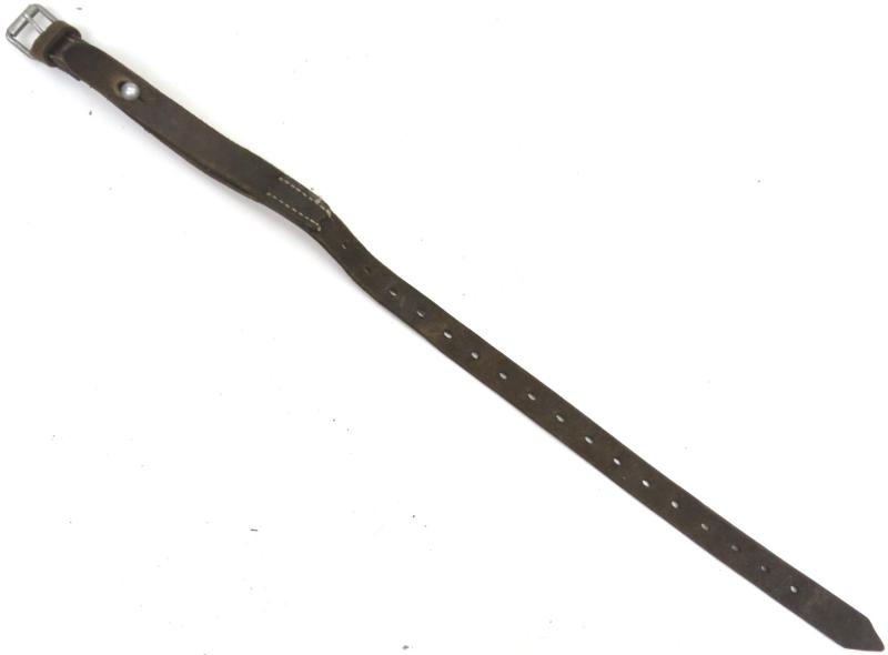 German Wehrmacht/Luftwaffe Fast Release Utility Strap 54 x 1,8 cms 17 Holes JOSEF BAUER OFFENBACH A. M. 1940, Used, But Not Abused.
