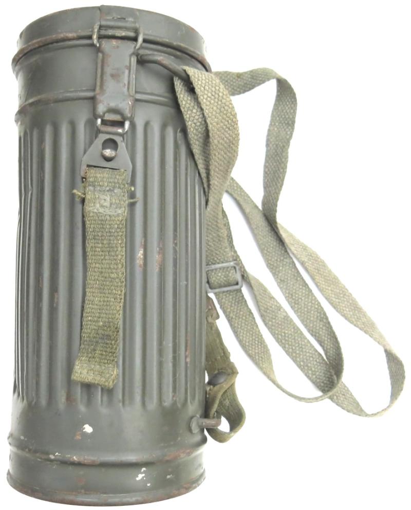 German Wehrmacht Combat Gas Mask Can Late War With 