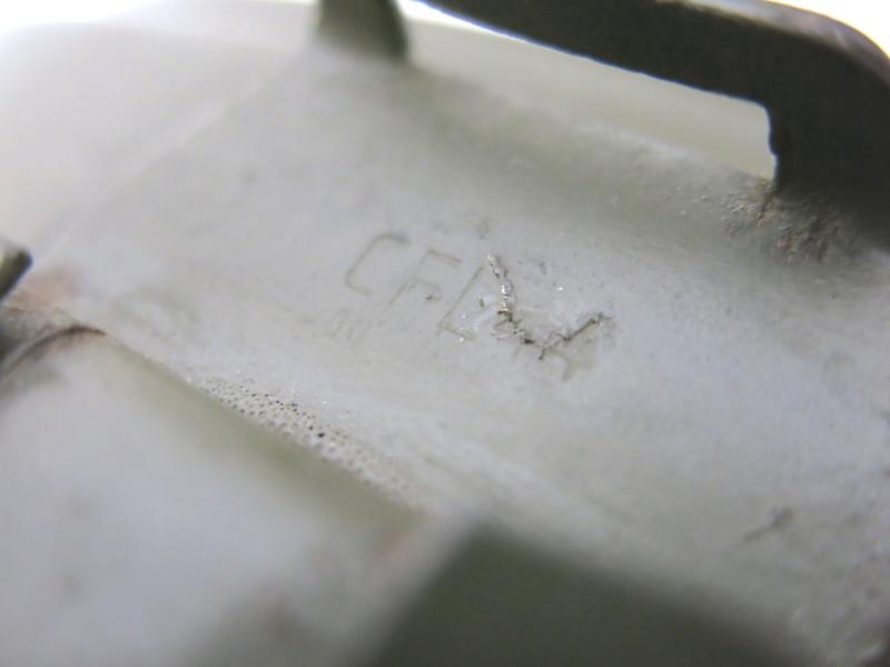 German Wehrmacht Kochgeschirr M42 Red Enamel Inside Steel Mess Kit CFL 44 Matching.