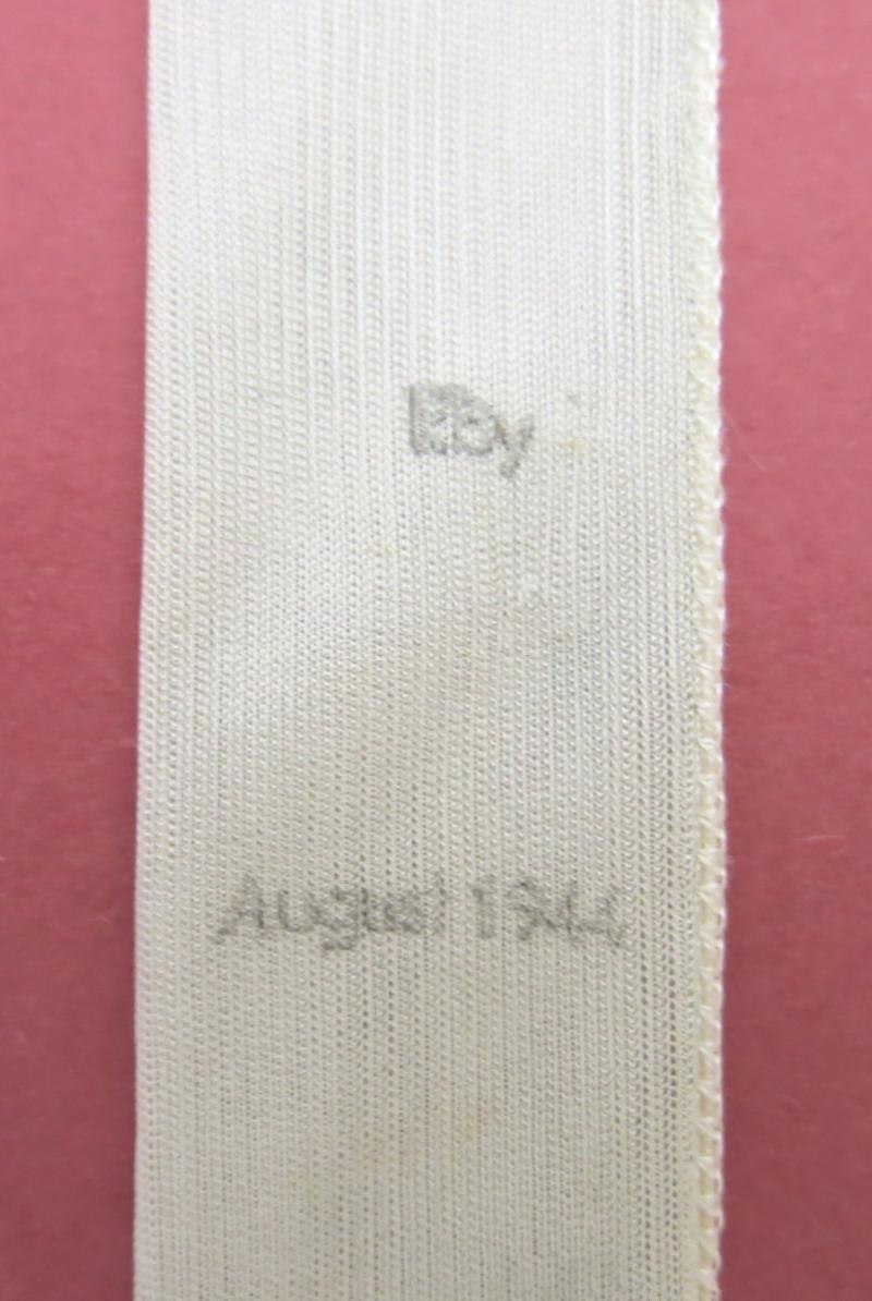 German Wehrmacht 2 cm FLAK Empty Powder Sack kby August 1944.