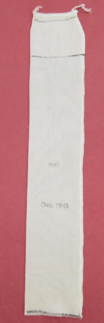 German Wehrmacht 2 cm FLAK Empty Powder Sack nnk Dez. 1943.