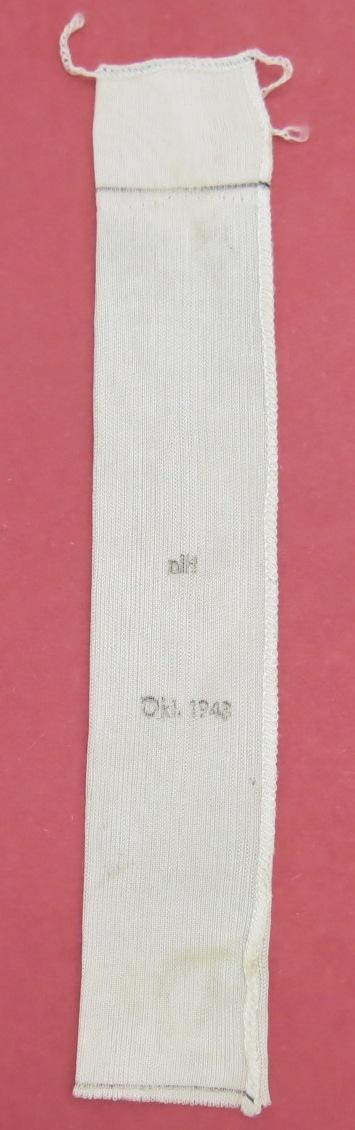 German Wehrmacht 2 cm FLAK Empty Powder Sack nlh Okt. 1943.