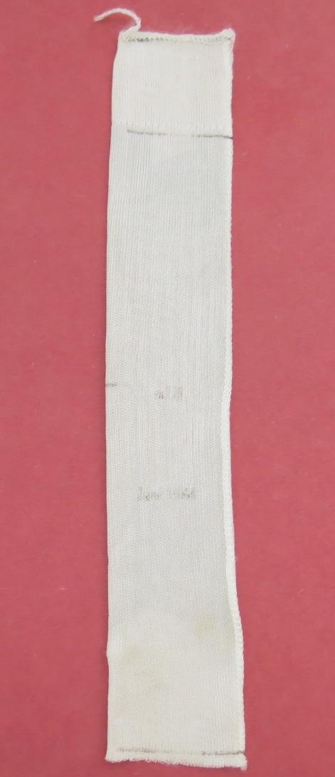 German Wehrmacht 2 cm FLAK Empty Powder Sack nlh Juni 1944.