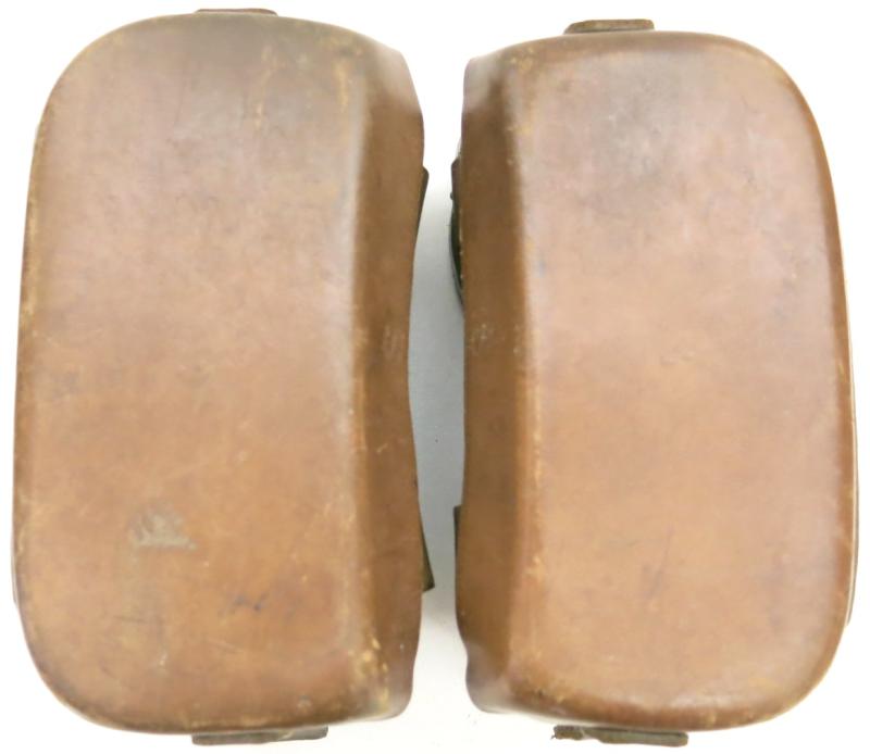 German Wehrmacht Sanitär dny 1942 Matching Set Medical Belt Pouches, Near Mint.