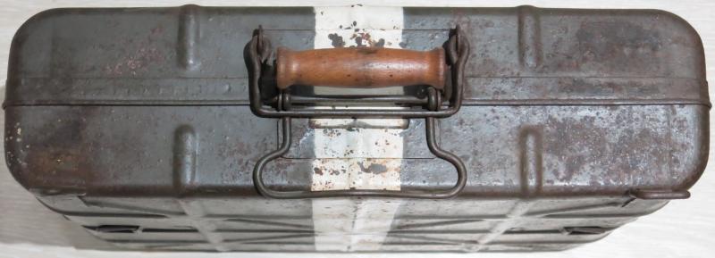 German Wehrmacht Stielhandgranaten Nebelhandgranate 39 Metal Case Smoke Stickgrenades M39 Late War, Wonderful Example Inside.