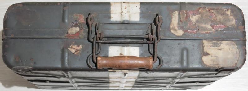 German Wehrmacht Stielhandgranaten Nebelhandgranate 39 Metal Case Smoke Stickgrenades M39, cjv 41 With WaA, Rare Maker, Wonderful Example.