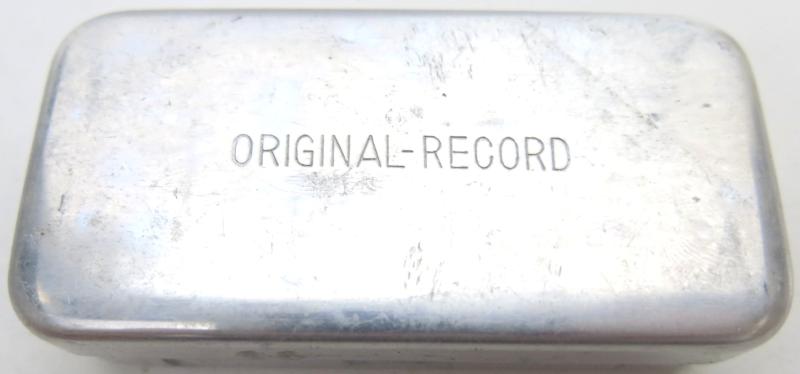 German Wehrmacht Medical 1 cc Original Record Spritze Syringe Complete Set In Metal Box.