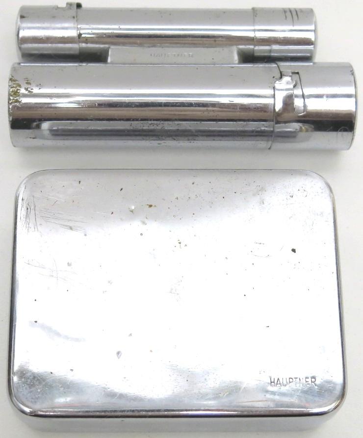 German Wehrmacht Hauptner Nadels And Spritze Containers Needles Syringe Belonging To The Veterinär Satteltasche 29, Not Complete Sets.