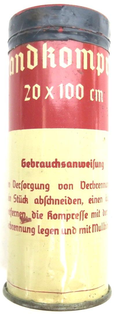 German Wehrmacht Medical Brandkompresse Wehrkreissanitätspark IX, (Kassel), Never Used.