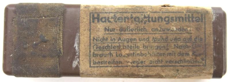 German Wehrmacht Hautentgiftungsmittel Bakelite Skin Decontamination Tablets cws 1942, Hard To Find.