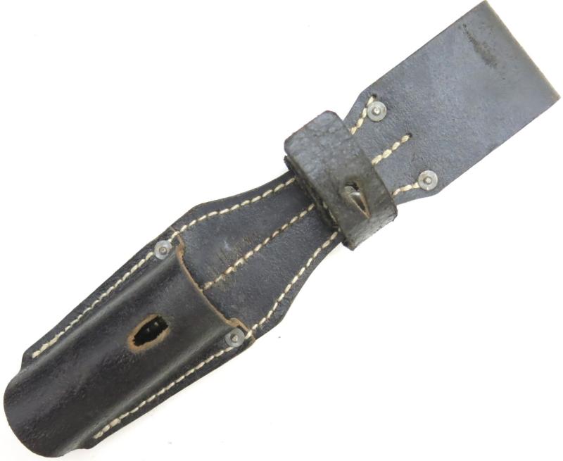 German Wehrmacht K98 Bayonet Leather Frog Steel Hardware Mintest One I Ever Had.