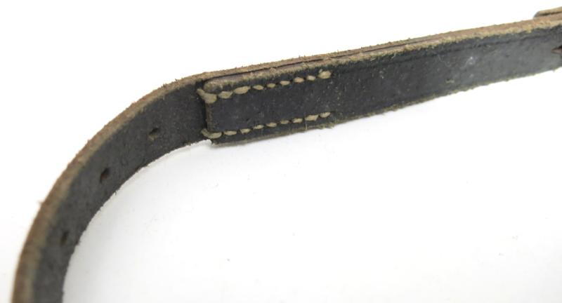 German Wehrmacht Fast Release Utility Strap 54 x 1,8 cms 17 Holes CARL HEPTING & Co. STGT. FEUERBACH 1941, Nearly Mint.
