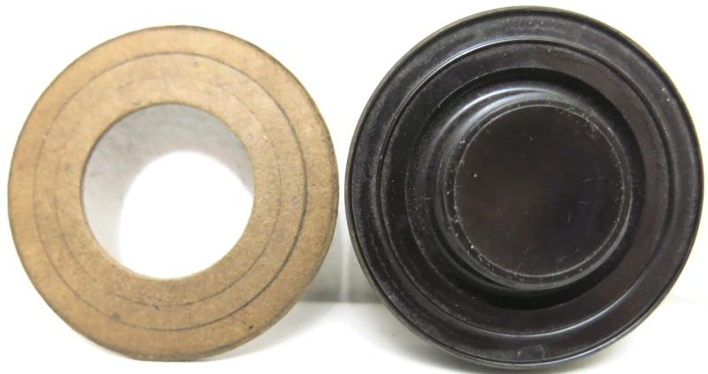 German Luftwaffe Bakelite Transport Plug For ELAZ Electrische Aufschlag Zünder Electrical Aerial Bomb Fuzes egy 1942 With Cardboard Washer, Very Hard To Find As A Spare Part.