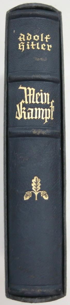 Mein Kampf Book Hochzeitsausgabe Wedding Edition 1939 With City Or Region Gold Shield On The Cover, Mint, Unused And Complete With Case.