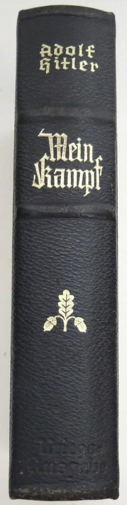 Mein Kampf Book Hochzeitsausgabe Kriegsausgabe Wedding War Edition 1941 With The München Gold Shield On The Cover, Mint, Unused.