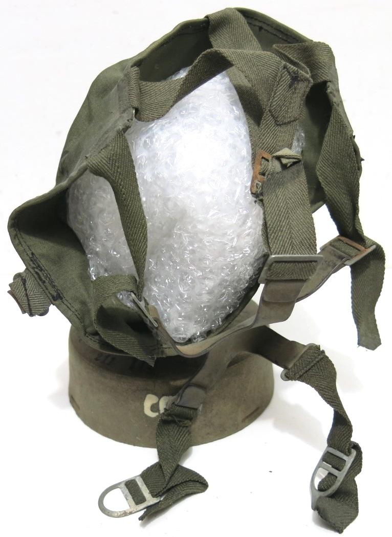 German Luftschutz Volksgasmaske VM44 Size 2, (Medium), 1945 Dated With Total Last Ditch Cardboard Made Filter.