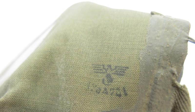 German Luftschutz Volksgasmaske VM44 Size 2, (Medium), 1945 Dated With Total Last Ditch Cardboard Made Filter.