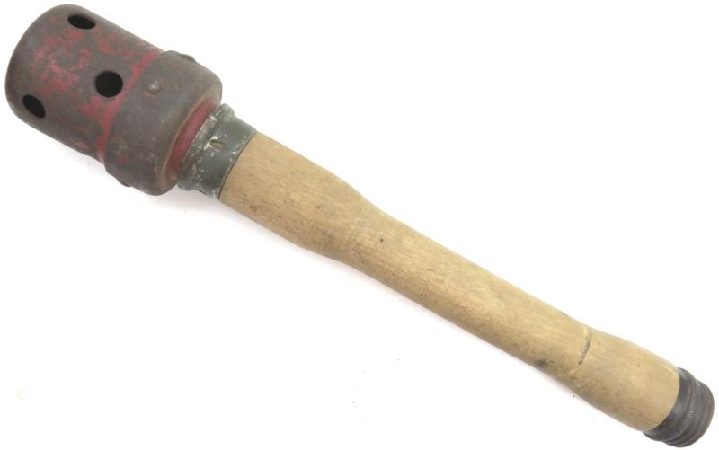 German Wehrmacht Übungs Stielhandgranate Stickgrenade M24 brb 1944 100% Complete, Inert.