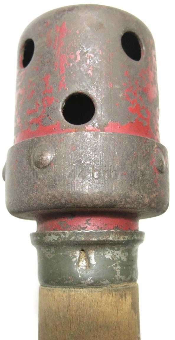 German Wehrmacht Übungs Stielhandgranate Stickgrenade M24 brb 1944 100% Complete, Inert.