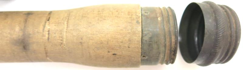 German Wehrmacht Übungs Stielhandgranate Stickgrenade M24 brb 1944 100% Complete, Inert.