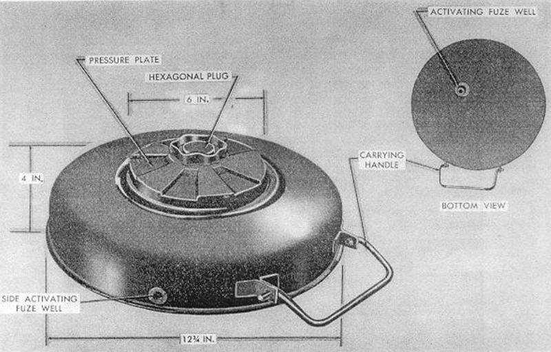 German Wehrmacht T. Mi. 42 Tellermine 42 Fuze Plug In Sand Colour Complete With Washer.