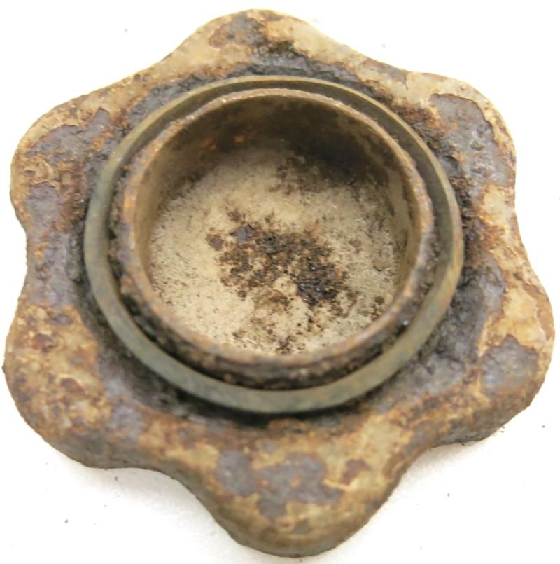 German Wehrmacht T. Mi. 42 Tellermine 42 Fuze Plug In Sand Colour Complete With Washer.