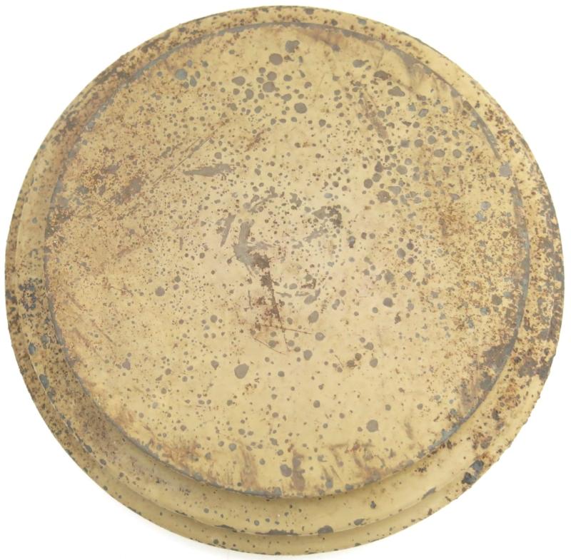 German Wehrmacht T. Mi. Pilz 43 Tellermine Pilz 43 Pressure Plate With Original Sand Colour, Barn Find, Inert.