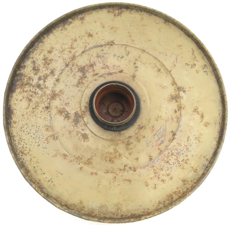 German Wehrmacht T. Mi. Pilz 43 Tellermine Pilz 43 Pressure Plate With Original Sand Colour, Barn Find, Inert.