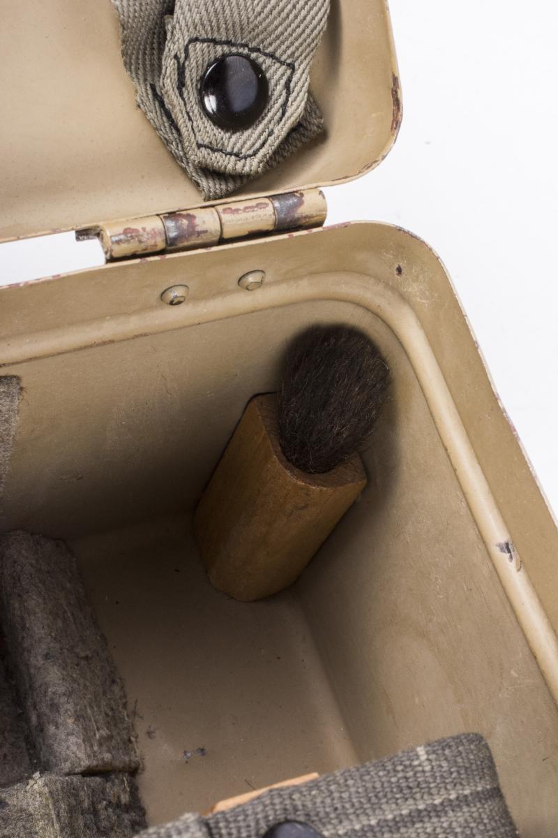 German Wehrmacht Cleaning Brush For MGZ40 Optical Sight Box, Very Hard To Find As A Spare, Mint Condition.