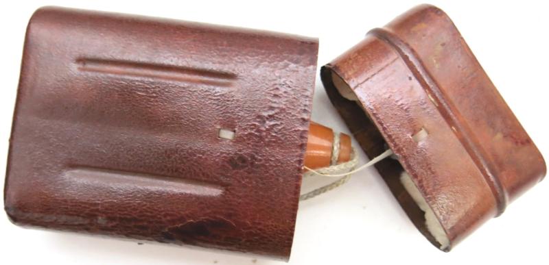 German Wehrmacht Hautentgiftungssalbe 41 Decontamination Kit Unused, Bottle eje 1943, Minty.