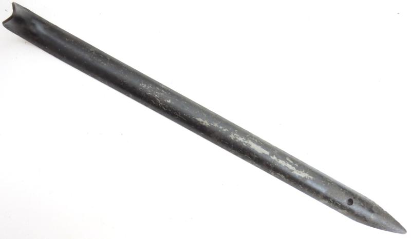 German Wehrmacht Big Steel Peg Or Stake For Big Tents Or Camouflage Nettings, GK & F 43, Rare.