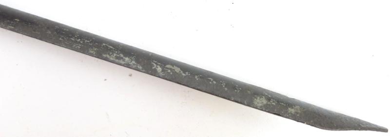 German Wehrmacht Big Steel Peg Or Stake For Big Tents Or Camouflage Nettings, GK & F 43, Rare.
