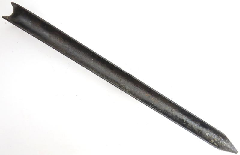 German Wehrmacht Big Steel Peg Or Stake For Big Tents Or Camouflage Nettings, GK & F 43, Rare.