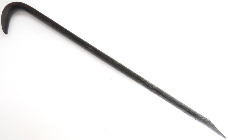 German Wehrmacht Big Steel Peg Or Stake For Big Tents Or Camouflage Nettings, GK & F 43, Rare.