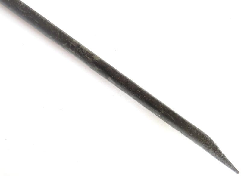 German Wehrmacht Big Steel Peg Or Stake For Big Tents Or Camouflage Nettings, GK & F 43, Rare.