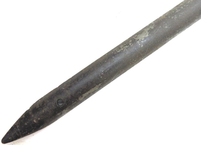 German Wehrmacht Big Steel Peg Or Stake For Big Tents Or Camouflage Nettings, GK & F 43, Rare.