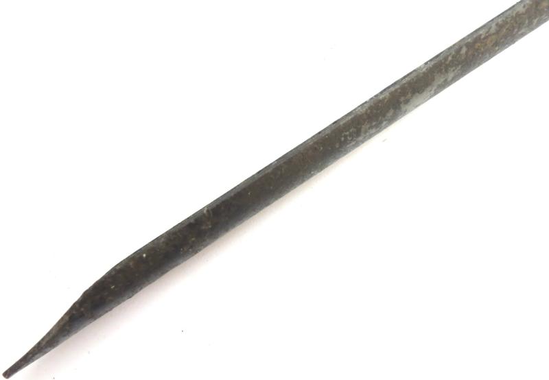 German Wehrmacht Big Steel Peg Or Stake For Big Tents Or Camouflage Nettings, GK & F 43, Rare.