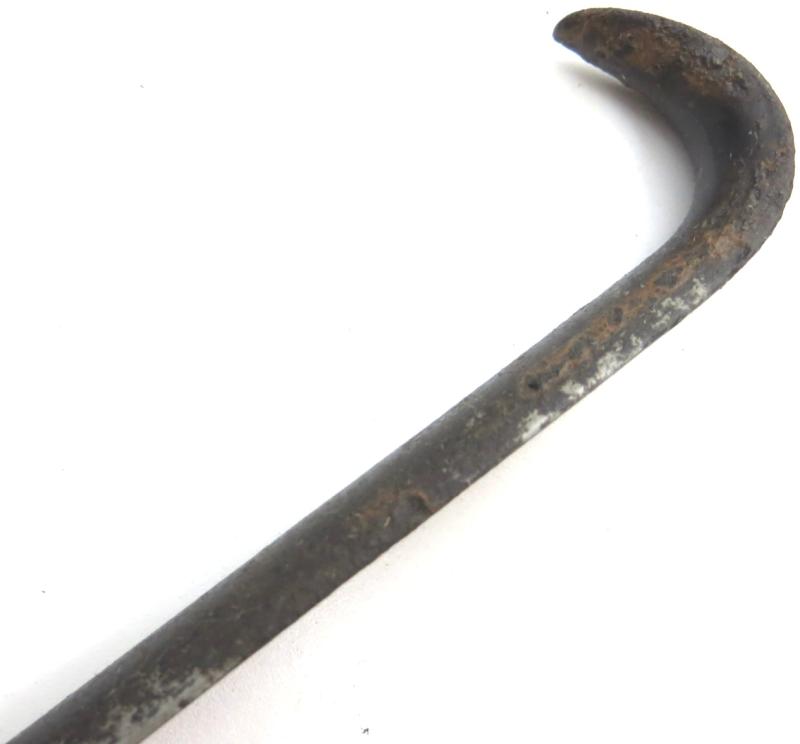 German Wehrmacht Big Steel Peg Or Stake For Big Tents Or Camouflage Nettings, GK & F 43, Rare.