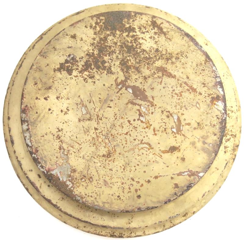 German Wehrmacht T. Mi. Pilz 43 Tellermine Pilz 43 Pressure Plate With Original Sand Colour bdn 1943, Barn Find, Inert.