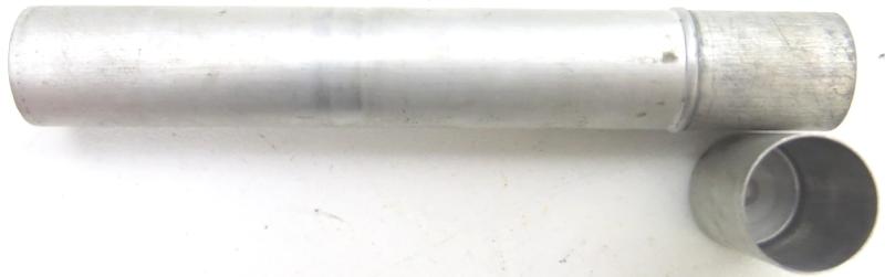 German Wehrmacht Sanitär Aluminium Tablettenröhrchen Medical Pills Tube Acid. acetylosalicylic. 0,5 g, Empty.