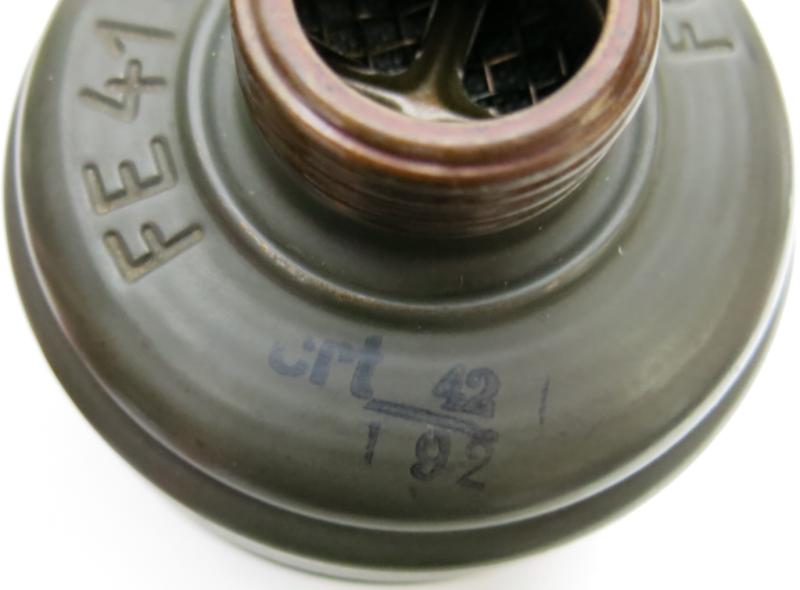 German Wehrmacht Gas Mask Filter FE 41 crt 42.