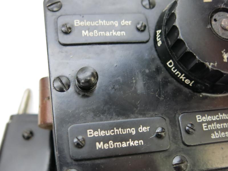 German Wehrmacht Entfernungsmesser 36 EM36 Rangefinder Dimmer fwq 99% MINT.
