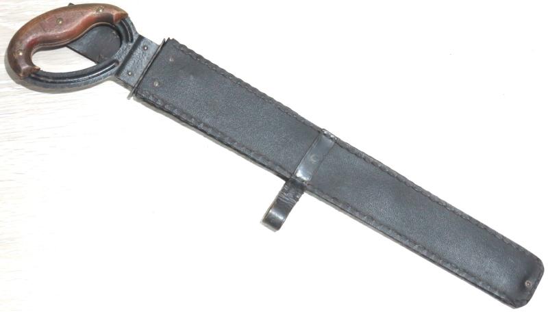 German Wehrmacht Pioniere 1943 Säge Combat Engineer Saw Near Mint Condition With Presstoff Ersatz Leather clg 43 Sheath, Wonderful Matching Set.