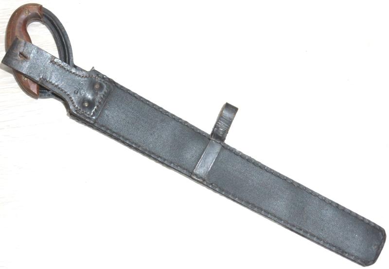 German Wehrmacht Pioniere 1943 Säge Combat Engineer Saw Near Mint Condition With Presstoff Ersatz Leather clg 43 Sheath, Wonderful Matching Set.