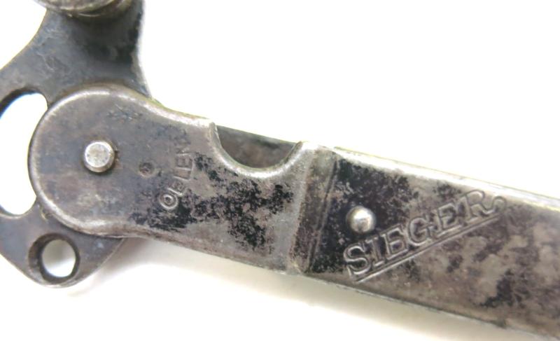 German Dosenöffner Can Opener ORIGINAL SIEGER Nr. 1, Reichsmark 1.25, In Box.