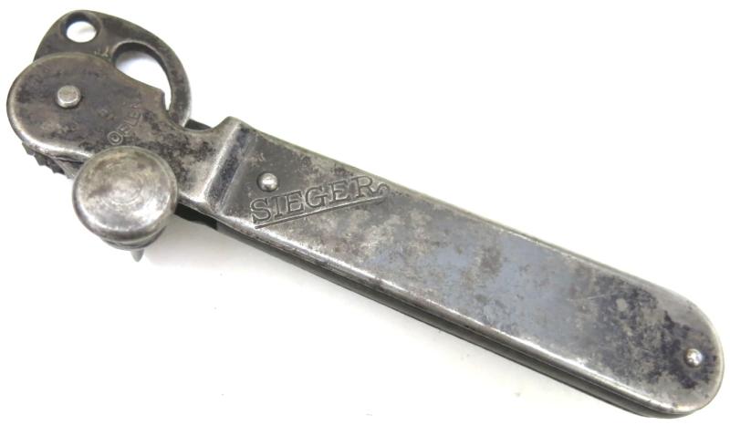 German Dosenöffner Can Opener ORIGINAL SIEGER Nr. 1, Reichsmark 1.25, In Box.
