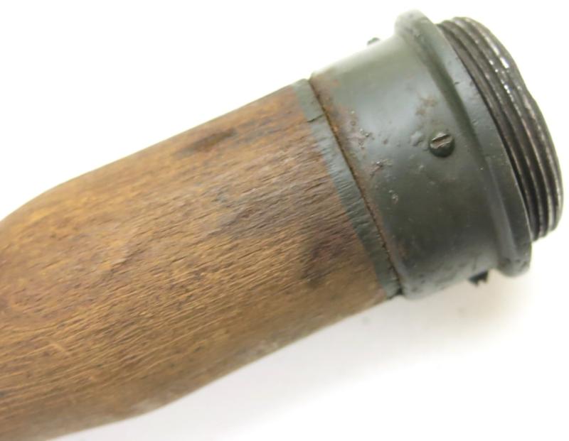 German Wehrmacht M24 Stielhandgranate Stickgrenade Wood Handle Stick No Markings, Inert.... It Is A Wood Stick.