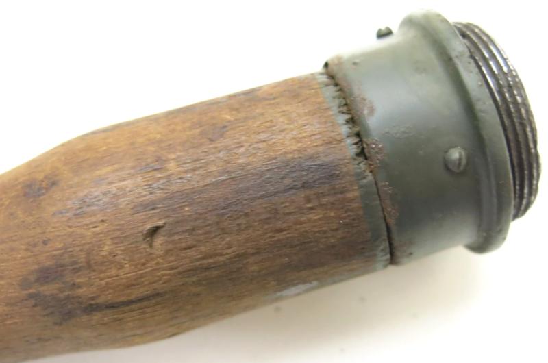 German Wehrmacht M24 Stielhandgranate Stickgrenade Wood Handle Stick No Markings, Inert.... It Is A Wood Stick.