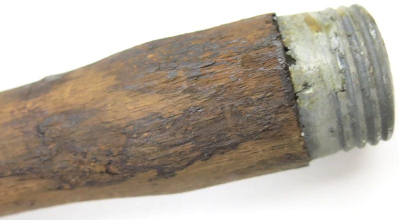 German Wehrmacht M24 Stielhandgranate Stickgrenade Wood Handle Stick No Markings, Inert.... It Is A Wood Stick.