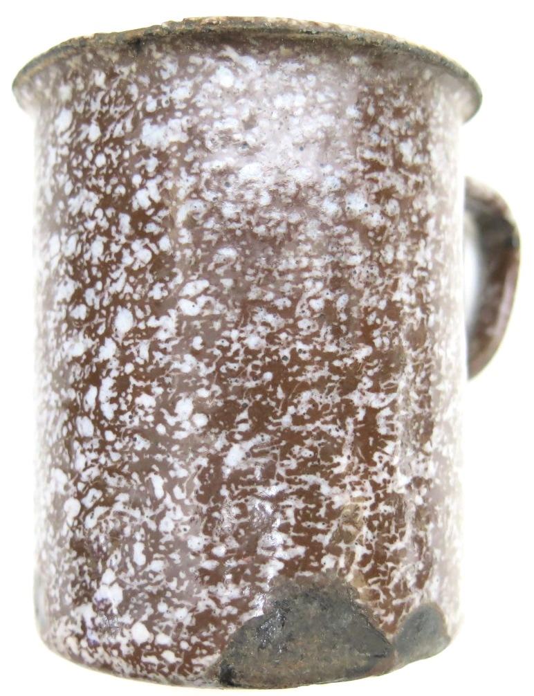 German Post War Coffee Mug Made From A M43 Stickgrenade Can.